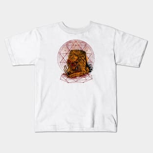 A lion enjoying its prey Kids T-Shirt